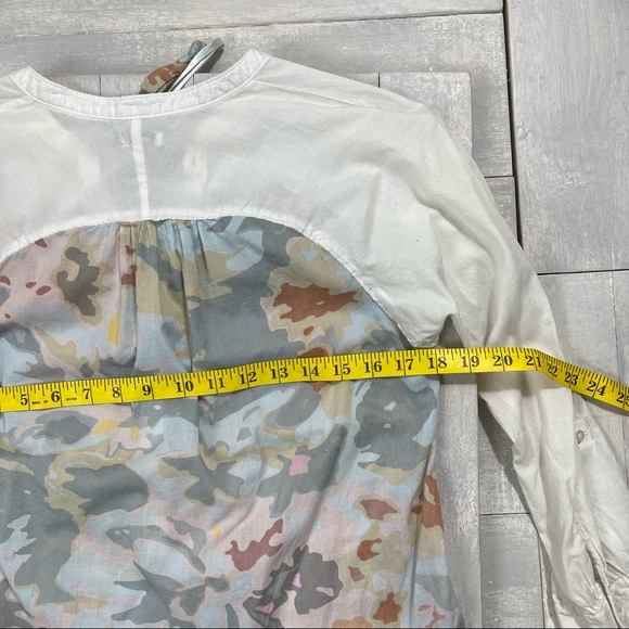 Odillé Anthropologie Raglan Sleeve Foliage Print Top - Picture 10 of 12